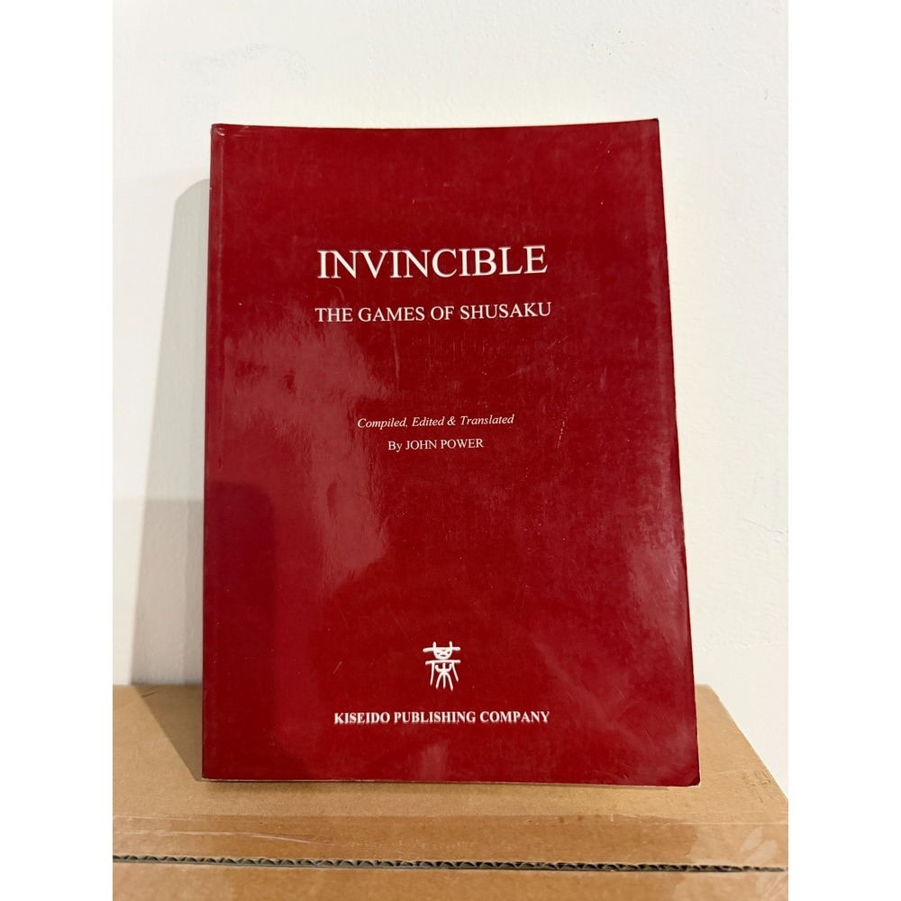 Invincible The Games of Shusaku John Power Go Book Kiseido Paperback 1996